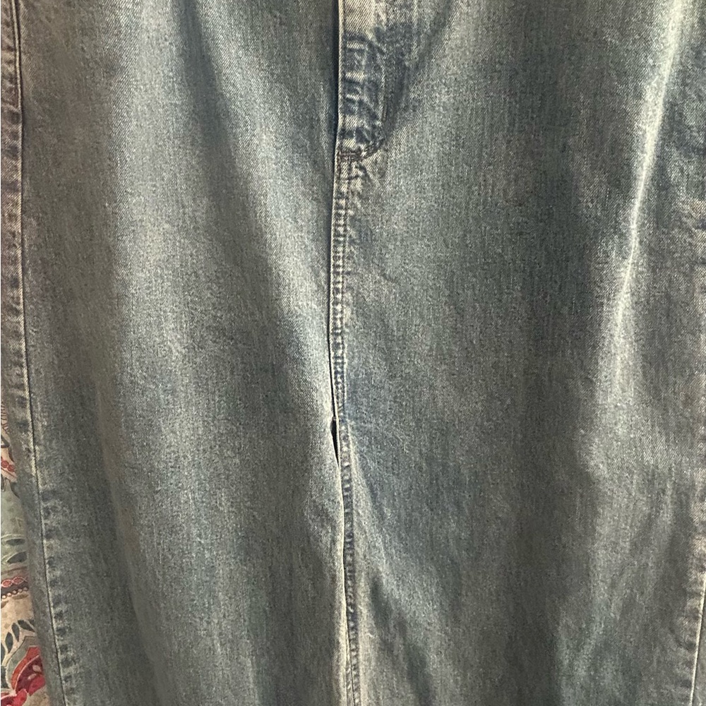 Universal Thread Blue Midi Pencil Skirt with Slit